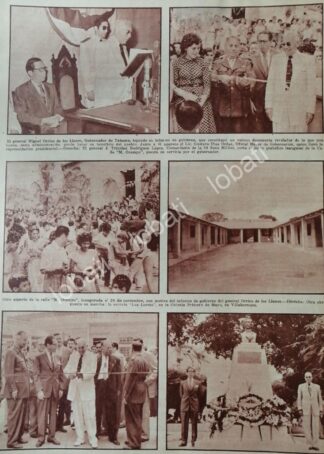 CARTEL ANTIGUO ORIGINAL DE OBRAS DE MIGUEL ORRICO DE LOS LLANOS 1955