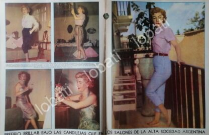 CARTEL ANTIGUO ORIGINAL DE INICIOS DE LA ACTRIZ MAYRA DUALDE 1950s - Image 2