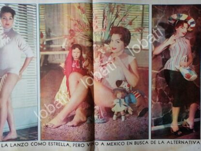 CARTEL ANTIGUO ORIGINAL DE INICIOS DE LA ACTRIZ CARMEN GUASCH 1950s - Image 2