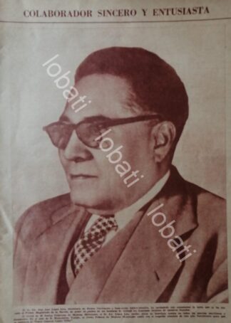 CARTEL ANTIGUO ORIGINAL DE JOSE LOPEZ LIRA 1955 /PLT