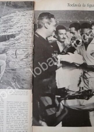 CARTEL ANTIGUO ORIGINAL DE EL FUTBOLISTA PELE, SU VIDA 1950s