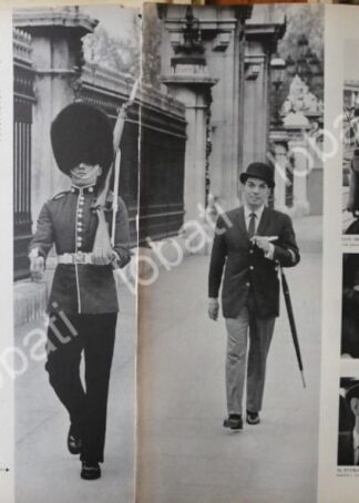 CARTEL ANTIGUO ORIGINAL DE MARIO MORENO CANTINFLAS EN LONDRES 60s