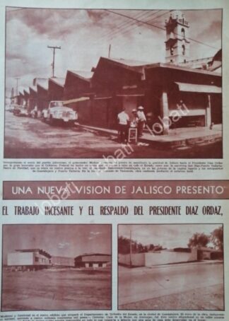 CARTEL ANTIGUO ORIGINAL DE NUEVO MERCADO TAMAZULA ETC JALILSCO 67