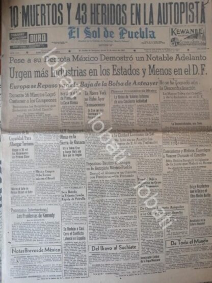 CARTEL ANTIGUO ORIGINAL DE NUEVO MERCADO TAMAZULA ETC JALILSCO 67 - Image 4