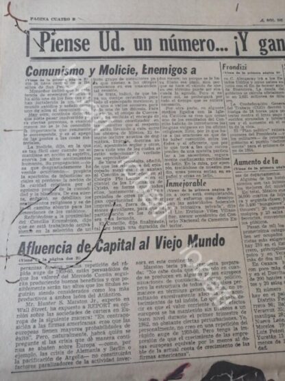 CARTEL ANTIGUO ORIGINAL DE NUEVO MERCADO TAMAZULA ETC JALILSCO 67 - Image 3