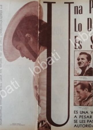 CARTEL ANTIGUO ORIGINAL DE SOBRE MARIA FELIX Y DOMINGUIN 1956