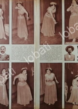CARTEL ANTIGUO ORIGINAL DE MARIA CONESA Y SUS MEMORIAS 1956