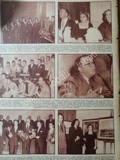 CARTEL ANTIGUO ORIGINAL DE ALVARO OBREGON JR. Y ALGODONEROS DE SONORA 1956 - Image 3
