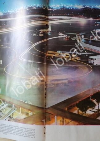 CARTEL ANTIGUO ORIGINAL DE . ESCUELA DEL AIRE DE AEROMEXICO 70