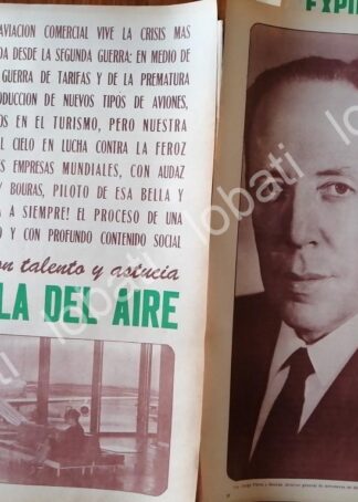 CARTEL ANTIGUO ORIGINAL DE . JORGE PEREZ BOURAS 1970