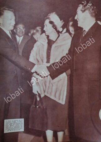 CARTEL ANTIGUO ORIGINAL DE , LOPEZ MATEOS EN LA U.N.U. 1959