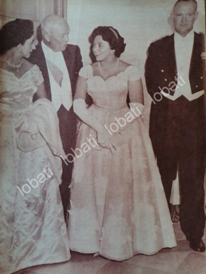 CARTEL ANTIGUO ORIGINAL DE . LOPEZ MATEOS EN U.S.A 1959 - Image 2