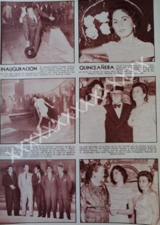 CARTEL ANTIGUO ORIGINAL DE INAUGURAN BOLICHES SILVERIO 1959