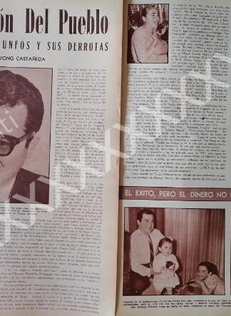 CARTEL ANTIGUO ORIGINAL DE COMPOSITOR TOMAS MENDEZ SOSA 1957