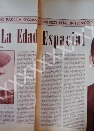 CARTEL ANTIGUO ORIGINAL DE JOSE ANTONIO PADILLA SEGURA 1957