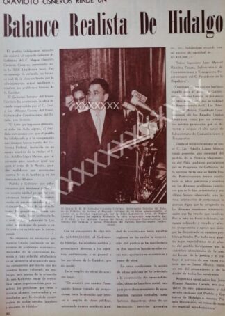 CARTEL ANTIGUO ORIGINAL DE , OSWALDO CRAVIOTO CISNEROS 1961