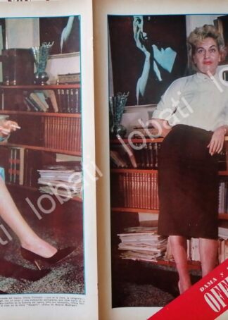 CARTEL ANTIGUO ORIGINAL DE SOBRE OFELIA GUILMAIN 1960s /FEP