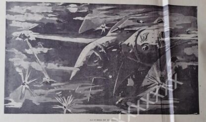 PROFETICO AFICHE ANTIGUO 1896 GUERRAS EN EL ESPACIO - Image 3