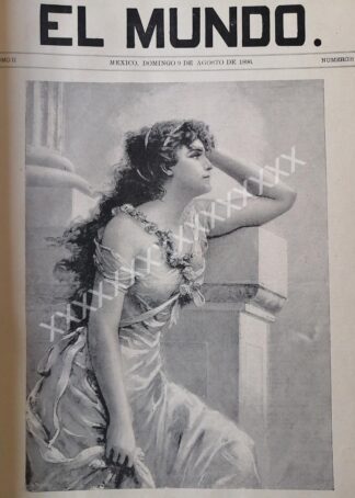 PORTADA ANTIGUA ORIGINAL 1896 CONTEMPLACION. G. IRIARTE