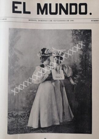 PORTADA ANTIGUA ORIGINAL 1896 DE MENDEZ HERMANOS SLP.