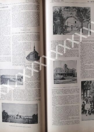 NOTA DE PRENSA ANTIGUA 1896. LUGARES DE TLAHUALILO, DGO