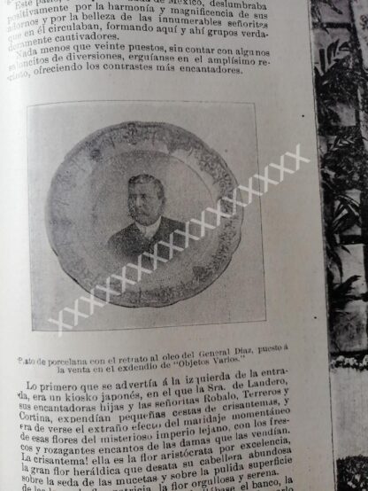 NOTA PRENSA ANTIGUA 1896 KERMESSE PALACIO DE MINERIA - Image 2