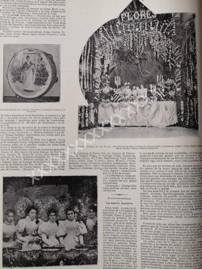 NOTA PRENSA ANTIGUA 1896 KERMESSE PALACIO DE MINERIA - Image 3
