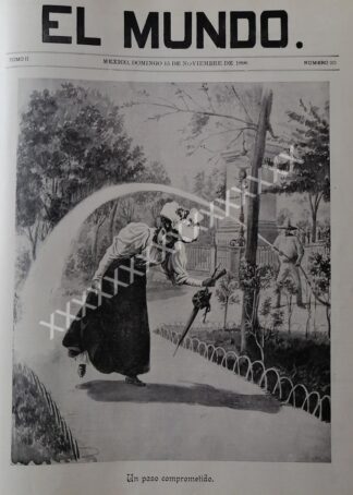 PORTADA ANTIGUA 1896 LA ALAMEDA (PASO COMPROMETIDO)