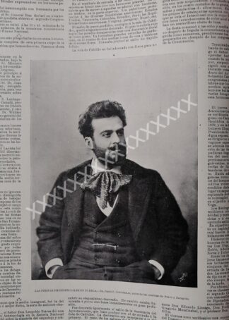 NOTA DE PRENSA 1896 ESCULTOR. JESUS CONTRERAS CHAVEZ