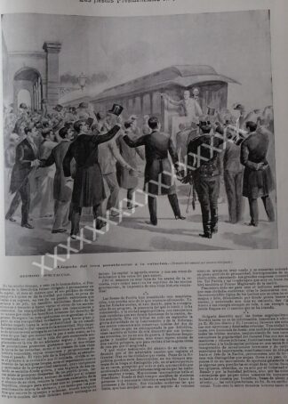 NOTA DE PRENSA 1896 PORFIRIO DIAZ Y FIESTAS DE PUEBLA