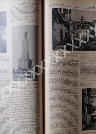 NOTA DE PRENSA 1896 FIESTAS PRESIDENCIALES EN JALISCO