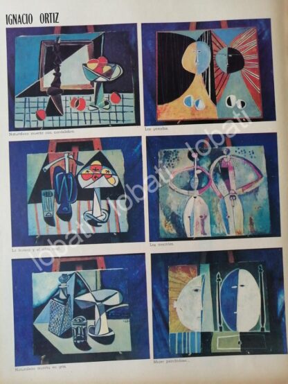 AFICHE RETRO. INICIOS DEL PINTOR. IGNACIO ORTIZ 1968 - Image 2