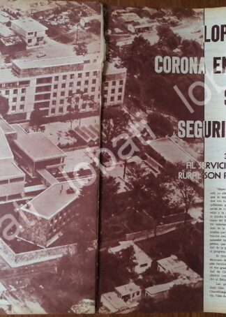 AFICHE RETRO. INAUGURAN CLINICA IMSS. CORDOBA VER. 1964 ETC