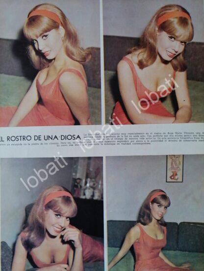 AFICHE RETRO. ACTRIZ ROMSA MARIA VAZQUEZ 1967 - Image 2