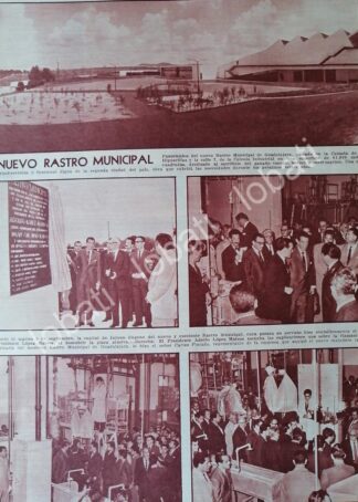 AFICHE RETRO. INAUGURAN RASTRO MUNICIPAL, GUADALAJARA 1964