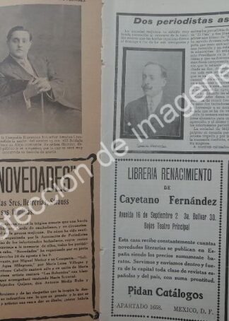 AFICHE ANTIGUO ASESINAN PERIODISTAS IGNACIO STRAUSS /H. HERRERIAS