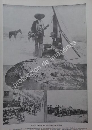 AFICHE ANTIGUO 1912 BATALLA DE BACHIMBA. CHIH