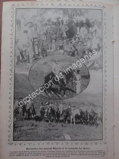 AFICHE ANTIGUO 1913 DECENA TRAGICA, MUERTE DE MADERO - Image 2