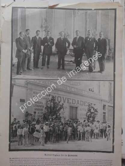 AFICHE ANTIGUO 1913 DECENA TRAGICA, ASILO MATIAS ROMERO - Image 2