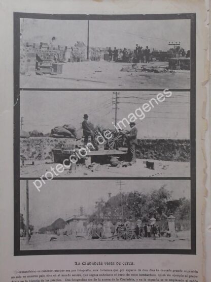 AFICHE ANTIGUO 1913 DECENA TRAGICA CELLE BALDERAS - Image 2