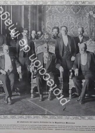 AFICHE ANTIGUO 1913 DECENA TRAGICA Y REVOLUCION