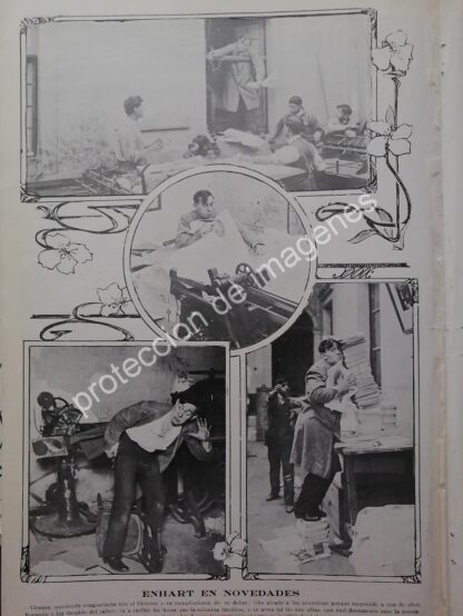 AFICHE ANTIGUO 1912 EL ACTOR VICENTE ENHART - Image 2