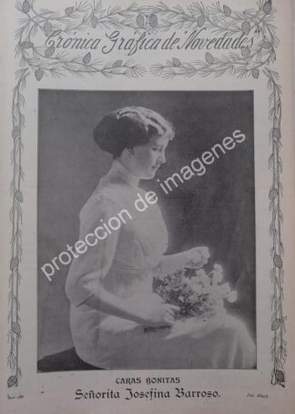 AFICHE ANTIGUO 1912. JOSEFINA BARROSO CORICHI /ASM