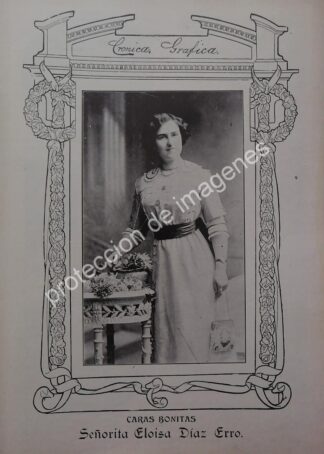 AFICHE ANTIGUO 1913. ELOISA DIAZ ERRO /ASM