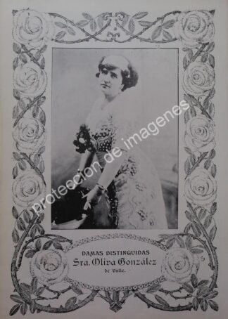 AFICHE ANTIGUO 1913. OLIVIA GONZALEZ DE VALLE /ASM