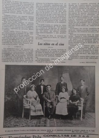 AFICHE ANTIGUO 1913. MANUEL PONCE Y ALUMNOS Y MAS / MUSICOS