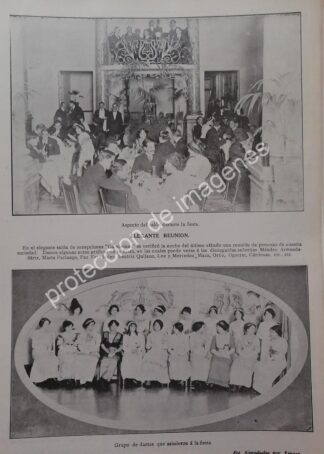 AFICHE ANTIGUO 1913 EN EL RESTAURANT GAMBRUNUS /ASM