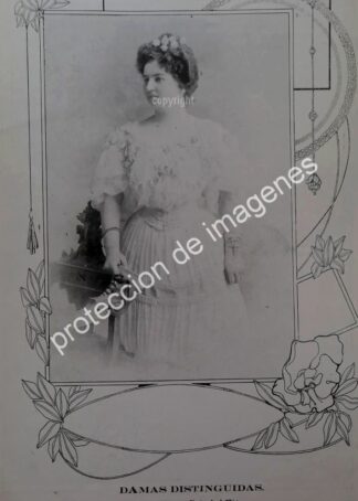 AFICHE ANTIGUO 1913 LAURA SOTO DEL RIO /ASM