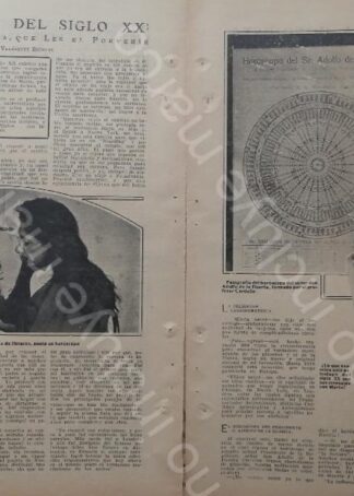 AFICHE ANTIGUO 1920 EL ASTROLOGO ALEJANDRO SANCHEZ CARDELLA.