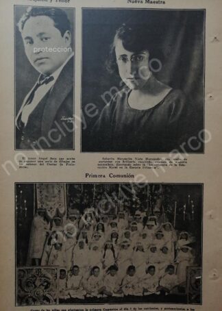 AFICHE ANTIGUO. 1920 EL TENOR ANGEL SOTO Y OTROS